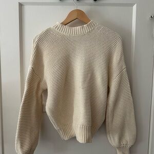 Alex Mill Cream Crew Neck Sweater